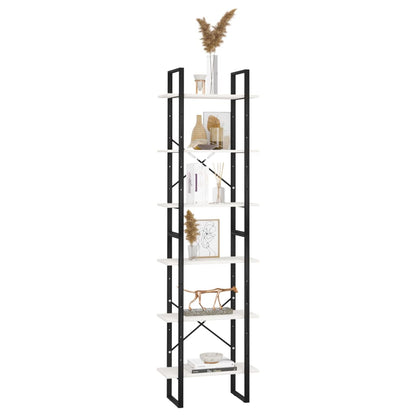 vidaXL Storage Shelf White 60x30x210 cm Solid Wood Pine