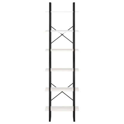 vidaXL Storage Shelf White 60x30x210 cm Solid Wood Pine