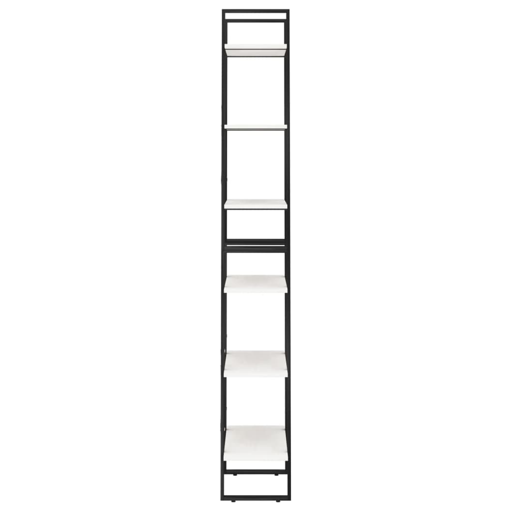 vidaXL Storage Shelf White 60x30x210 cm Solid Wood Pine