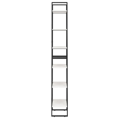 vidaXL Storage Shelf White 60x30x210 cm Solid Wood Pine