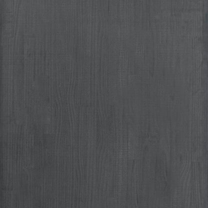 vidaXL Storage Shelf Grey 60x30x210 cm Solid Wood Pine