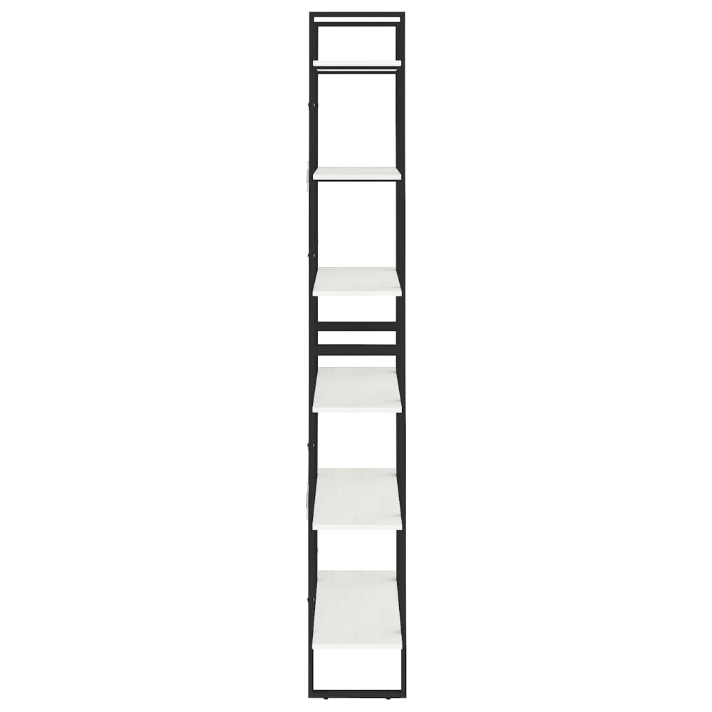 vidaXL High Cabinet White 80x30x210 cm Solid Pine Wood