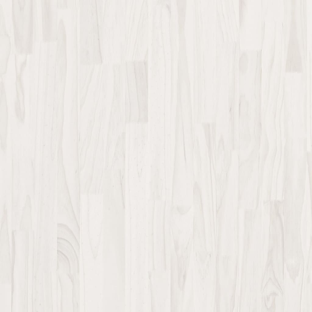 vidaXL High Cabinet White 80x30x210 cm Solid Pine Wood
