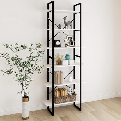 vidaXL High Cabinet White 80x30x210 cm Solid Pine Wood