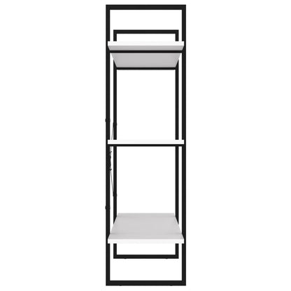 vidaXL Book Cabinet White 100x30x105 cm Engineered Wood