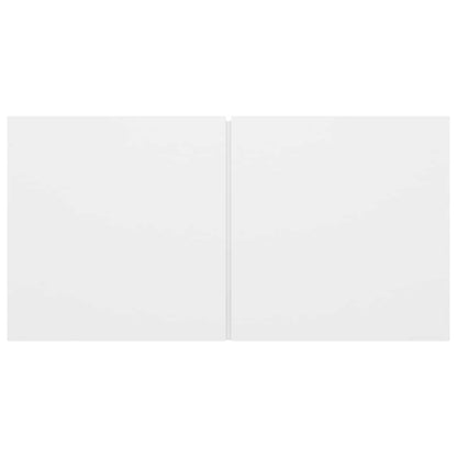 vidaXL 8 Piece TV Cabinet Set White Engineered Wood - 60 x 30 x 30 cm