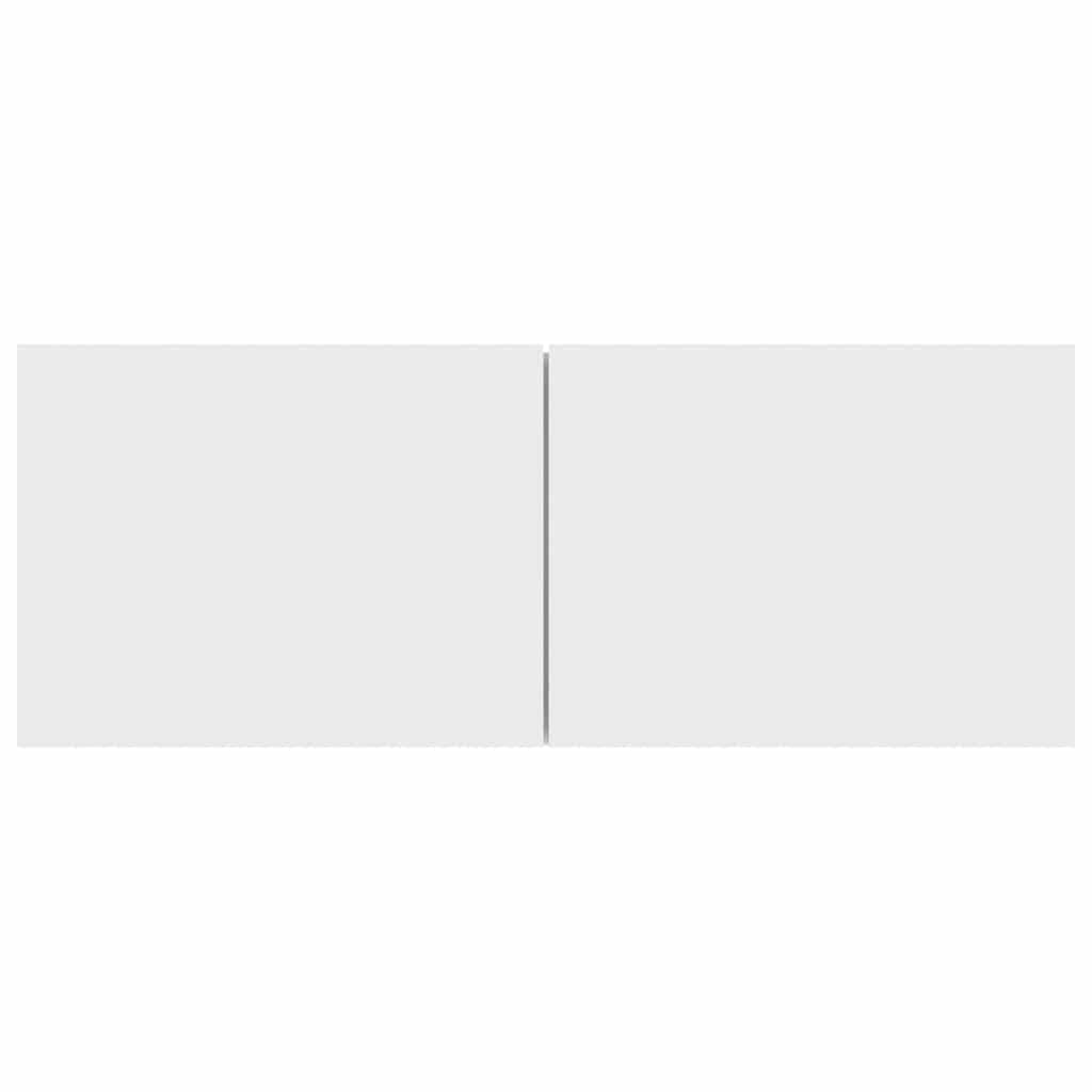 vidaXL 3 Piece TV Cabinet Set White Engineered Wood - 80 x 30 x 30 cm