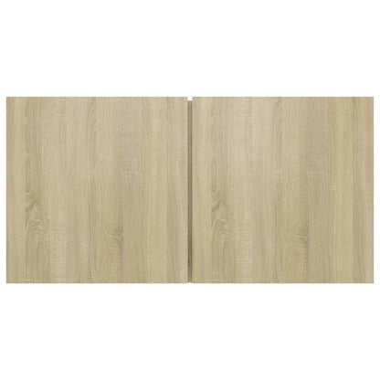 vidaXL 8 Piece TV Cabinet Set Sonoma Oak Engineered Wood - Brown - 60 x 30 x 30 cm