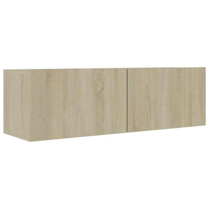 vidaXL 5 Piece TV Cabinet Set Sonoma Oak Engineered Wood - Brown - 100 x 30 x 30 cm