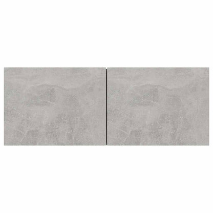 vidaXL 3 Piece TV Cabinet Set Concrete Grey Engineered Wood - 80 x 30 x 30 cm