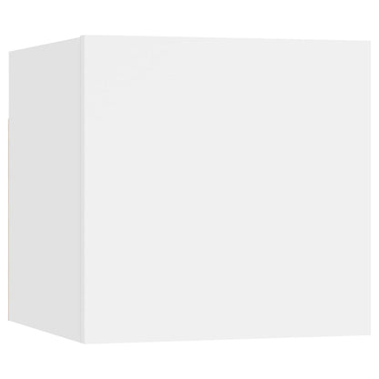 vidaXL Bedside Cabinet White 30.5x30x30 cm Engineered Wood