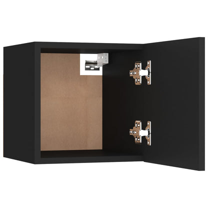vidaXL Bedside Cabinet | Set of 2 | Black | Engineered wood | Medium