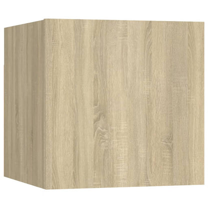 vidaXL Bedside Cabinet Sonoma Oak 30.5x30x30 cm Engineered Wood - Brown