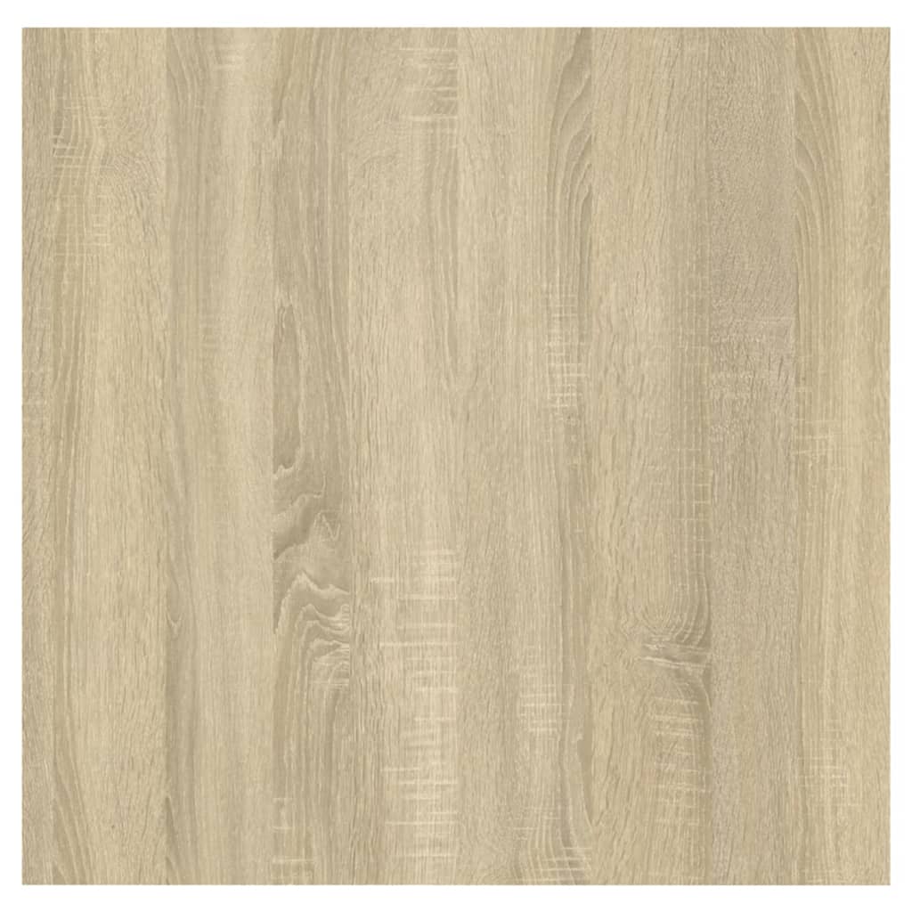 vidaXL Bedside Cabinet Sonoma Oak 30.5x30x30 cm Engineered Wood - Brown