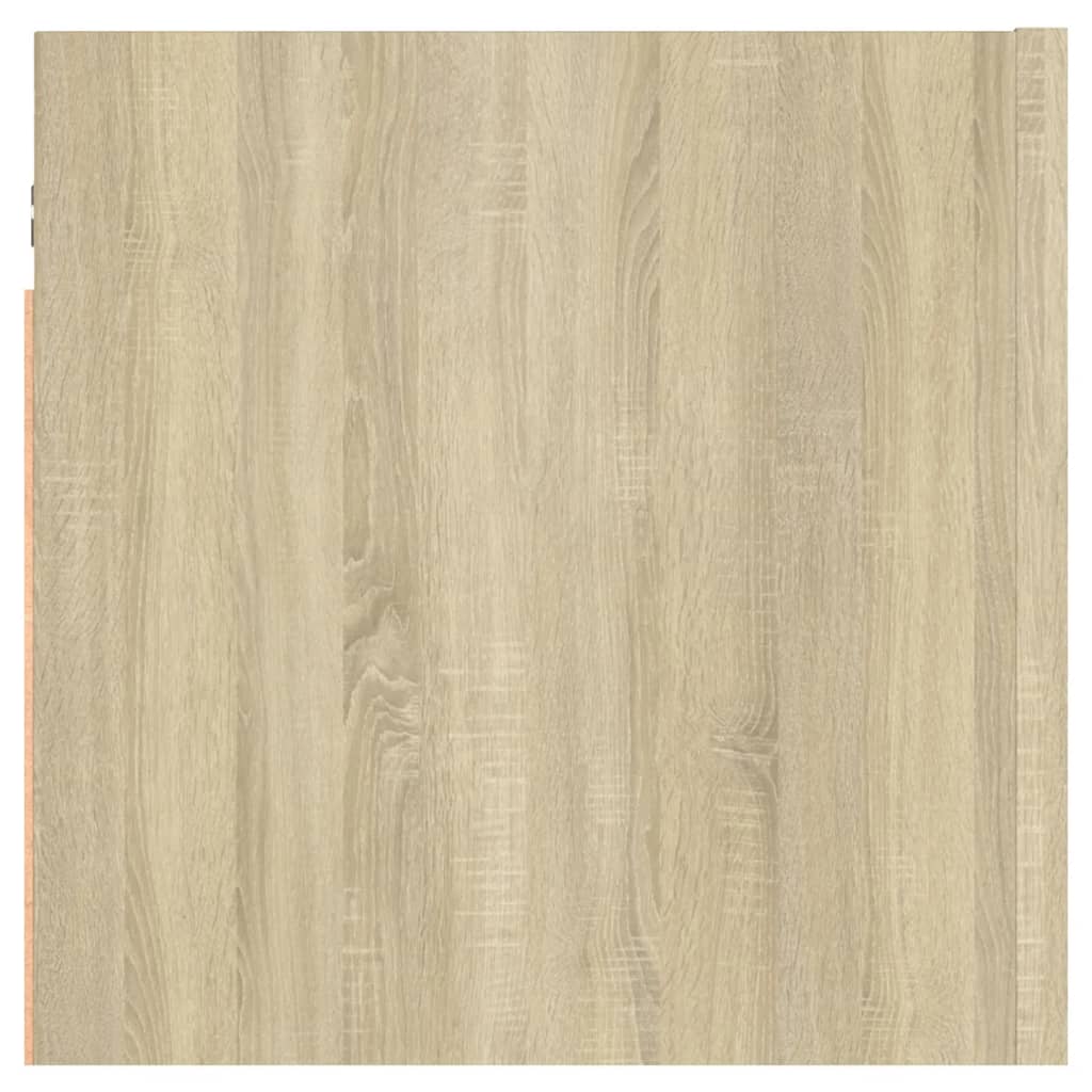 vidaXL Bedside Cabinet Sonoma Oak 30.5x30x30 cm Engineered Wood - Brown