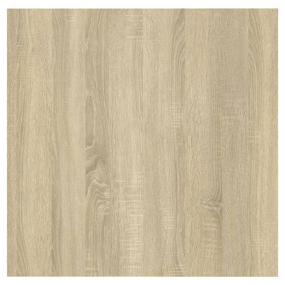 vidaXL Bedside Cabinet | Set of 2 | Sonoma oak | Engineered wood | Small - Brown