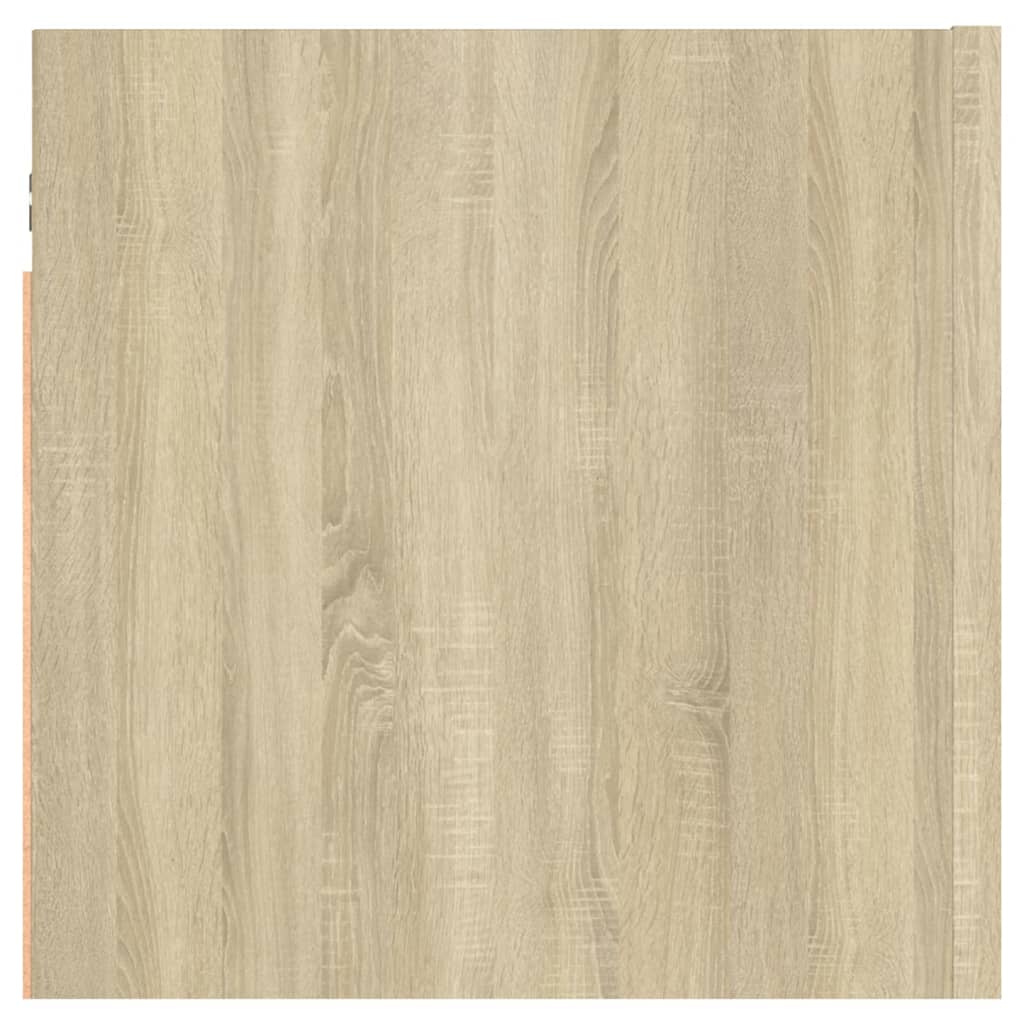 vidaXL Bedside Cabinet | Set of 2 | Sonoma oak | Engineered wood | Small - Brown
