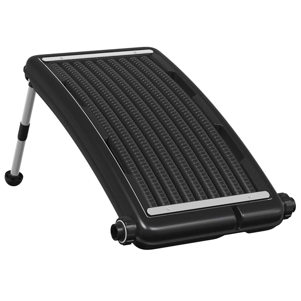 vidaXL Curved Pool Solar Heating Panel 72.5x46 cm - Black