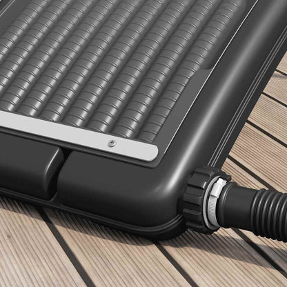 vidaXL Curved Pool Solar Heating Panel 72.5x46 cm - Black