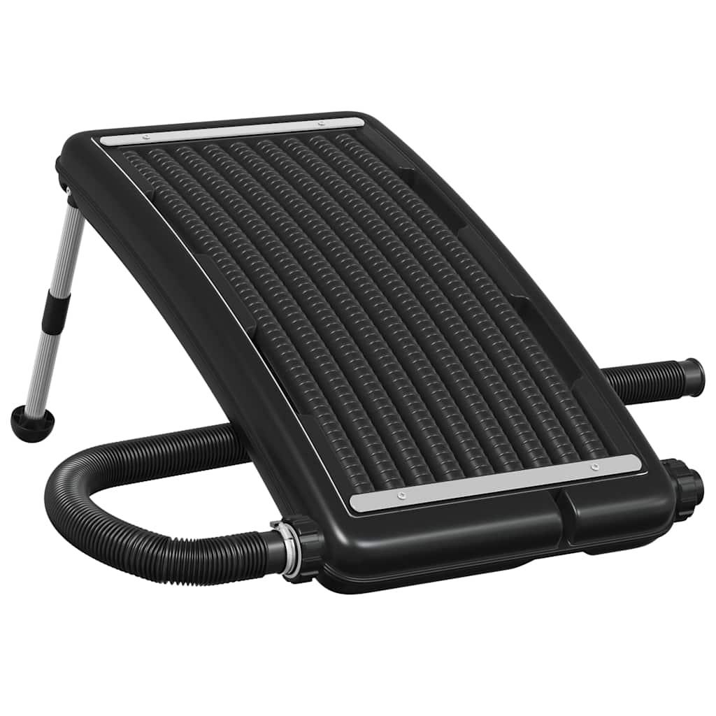 vidaXL Curved Pool Solar Heating Panel 72.5x46 cm - Black