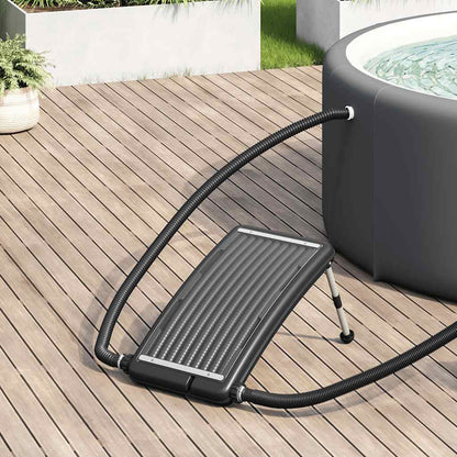 vidaXL Curved Pool Solar Heating Panel 72.5x46 cm - Black