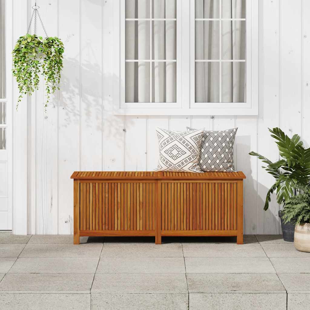 vidaXL Garden Storage Box 150x50x58 cm Solid Acacia Wood - Brown