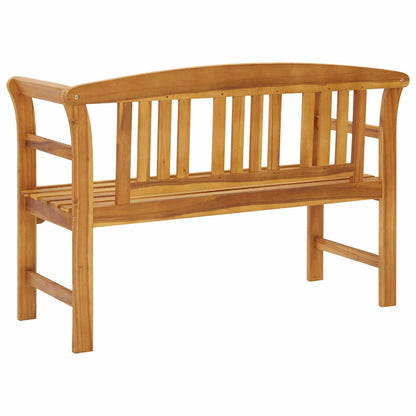 316497 vidaXL Garden Bench 114 cm Solid Acacia Wood - Brown - 114 x 46 x 82 cm