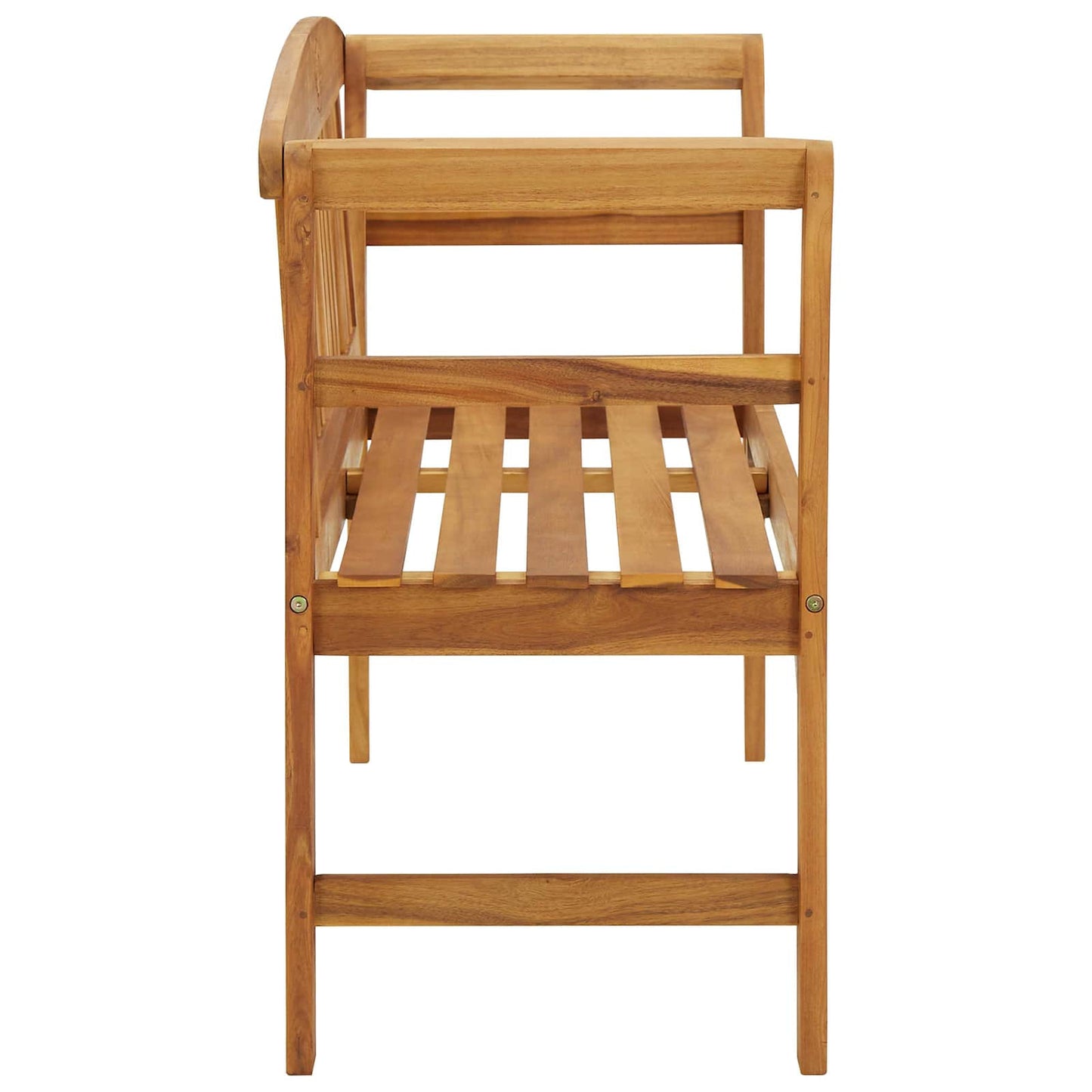316497 vidaXL Garden Bench 114 cm Solid Acacia Wood - Brown - 114 x 46 x 82 cm