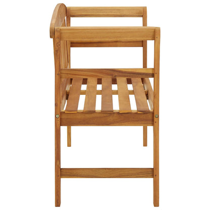 316497 vidaXL Garden Bench 114 cm Solid Acacia Wood - Brown - 114 x 46 x 82 cm