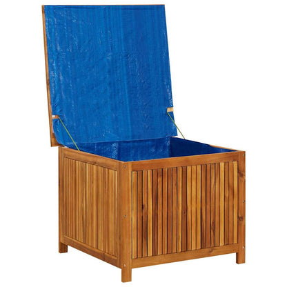 vidaXL Garden Storage Box 75x75x58 cm Solid Acacia Wood - Brown