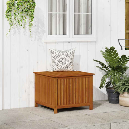 vidaXL Garden Storage Box 75x75x58 cm Solid Acacia Wood - Brown