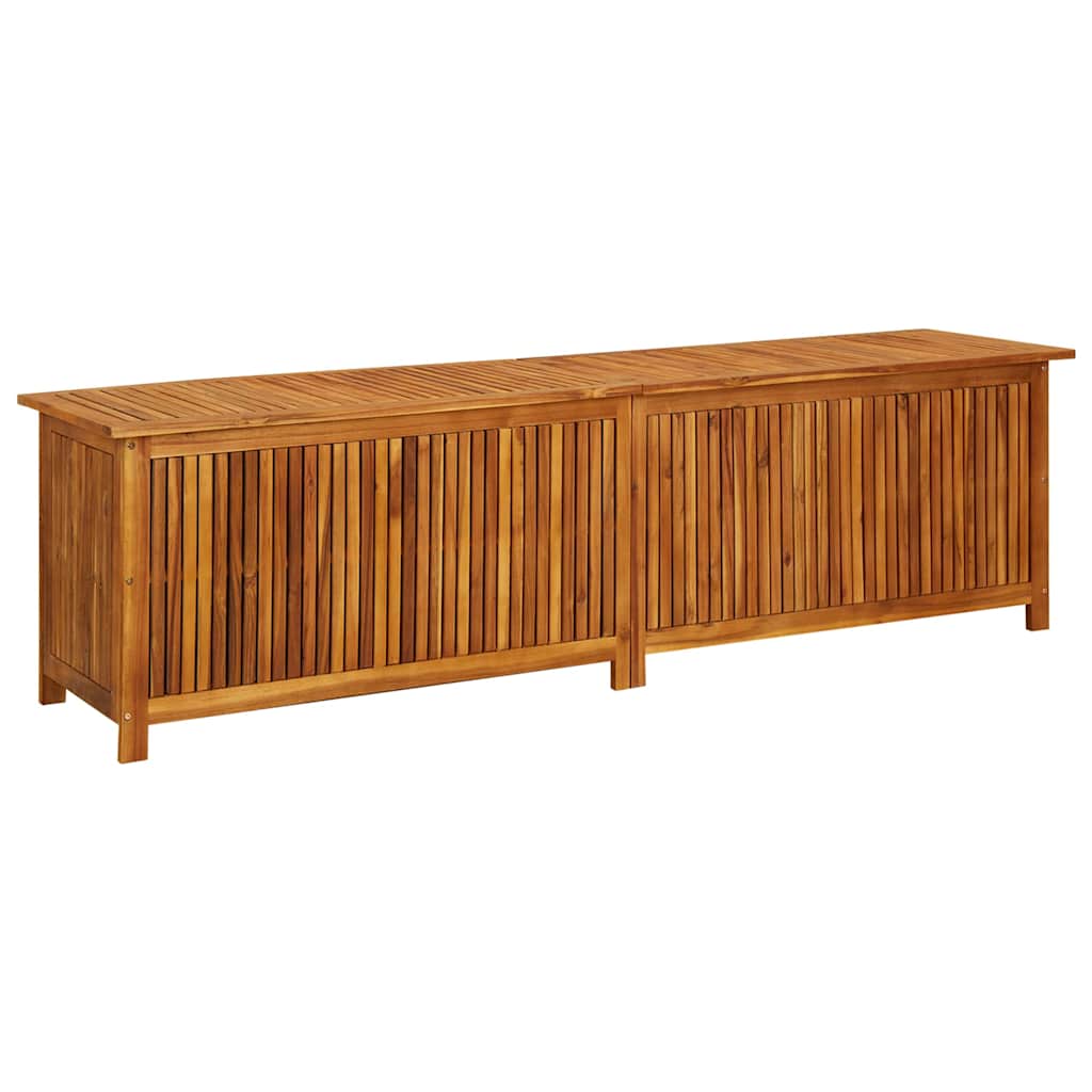 vidaXL Garden Storage Box 200x50x58 cm Solid Acacia Wood - Brown