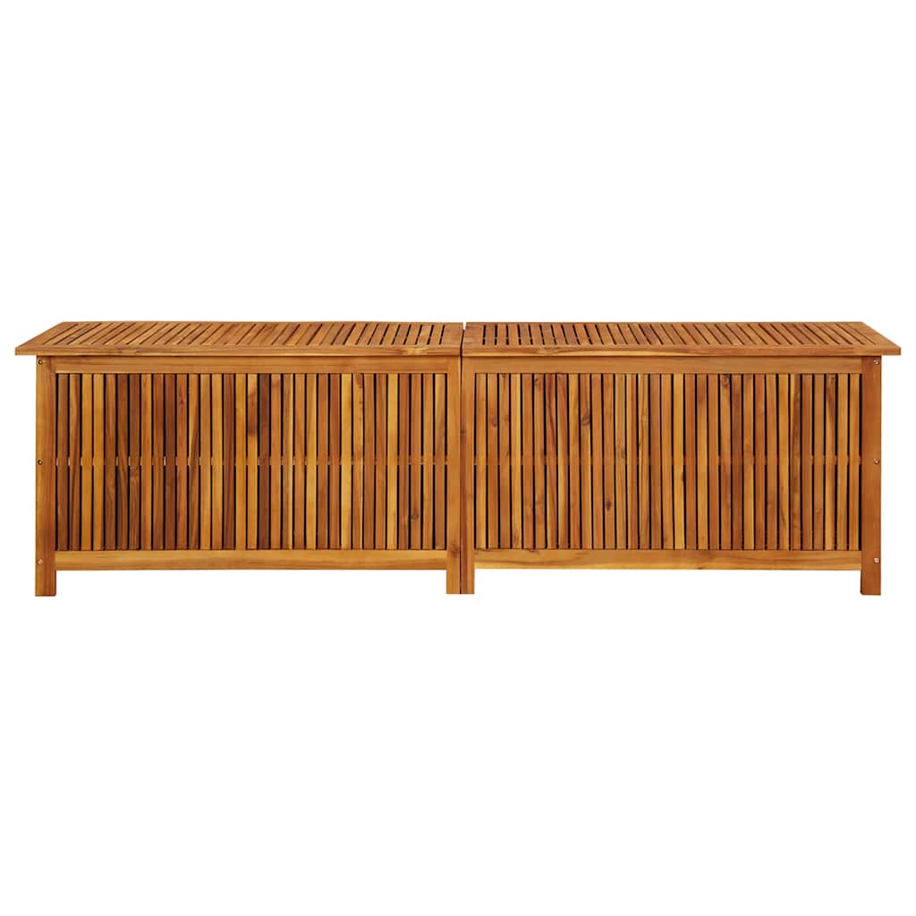 vidaXL Garden Storage Box 200x50x58 cm Solid Acacia Wood - Brown