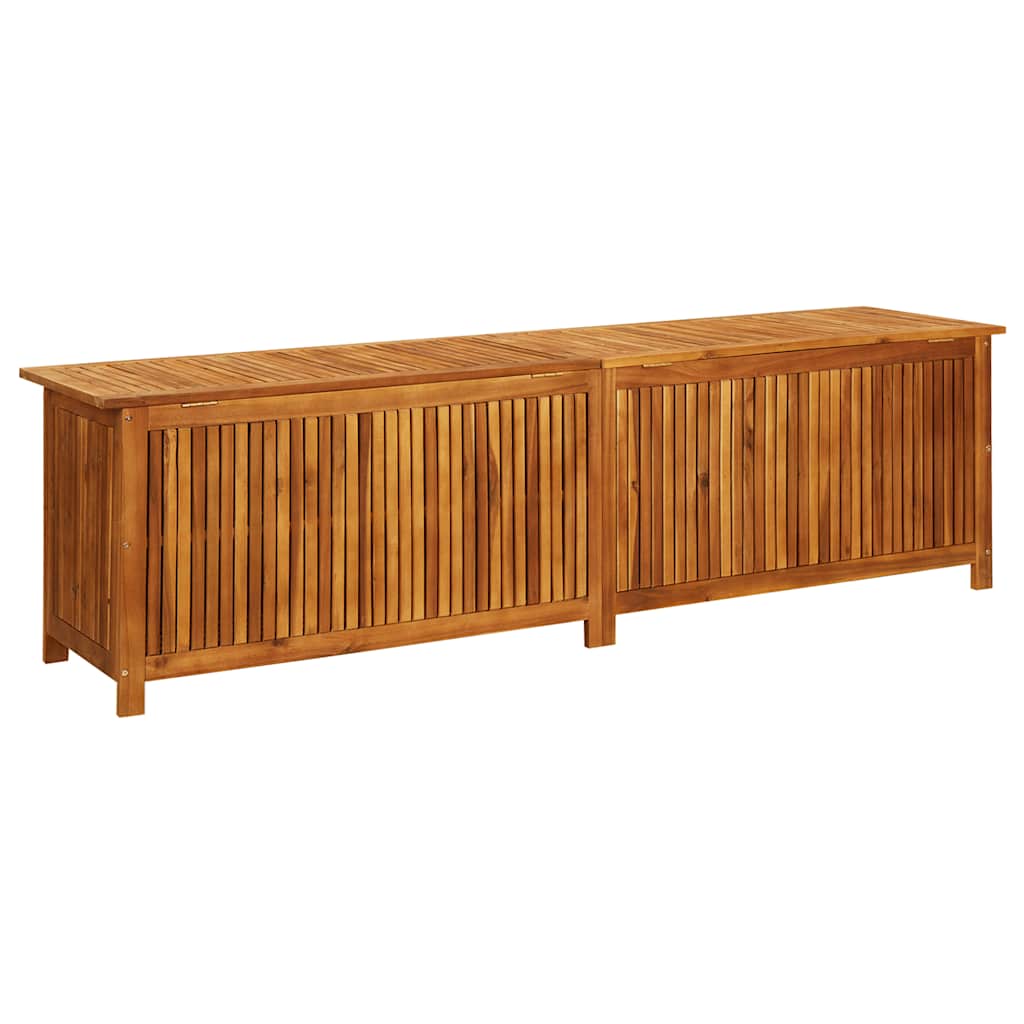 vidaXL Garden Storage Box 200x50x58 cm Solid Acacia Wood - Brown