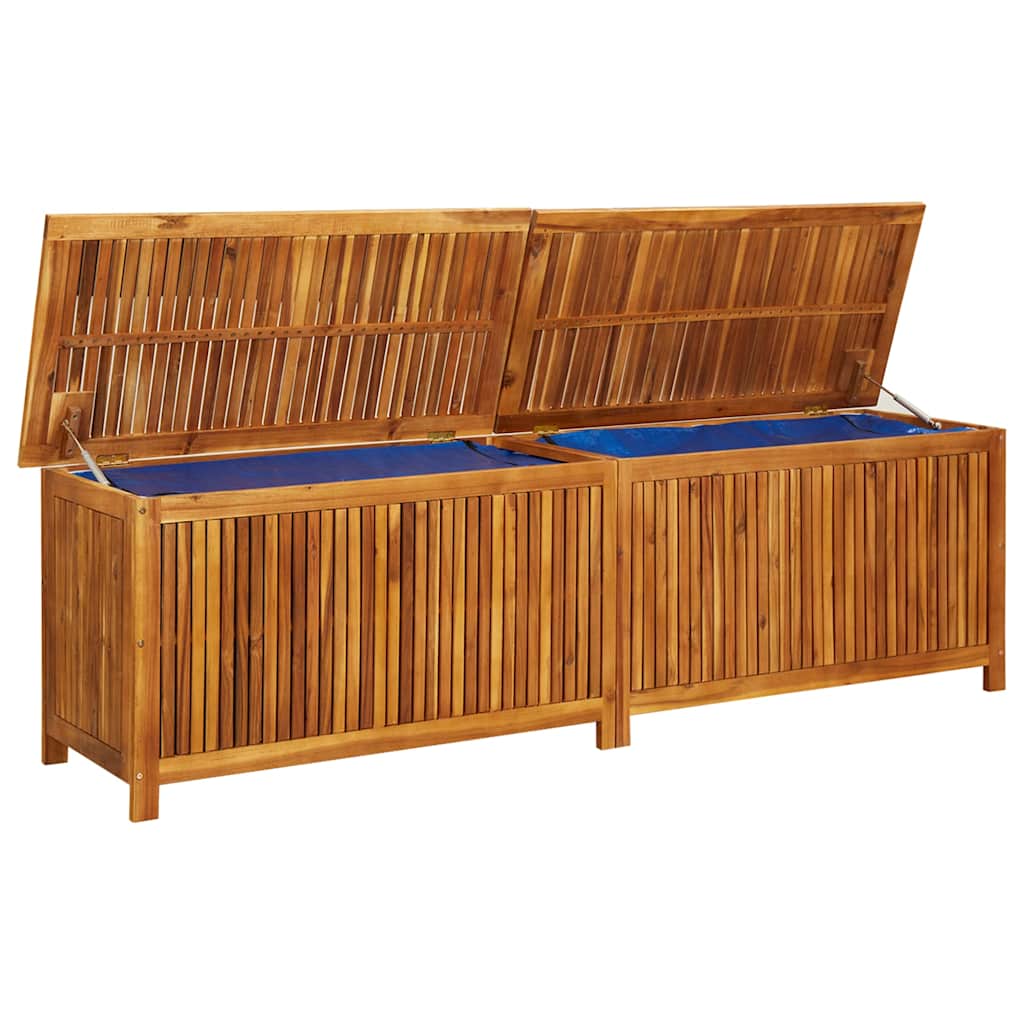 vidaXL Garden Storage Box 200x50x58 cm Solid Acacia Wood - Brown