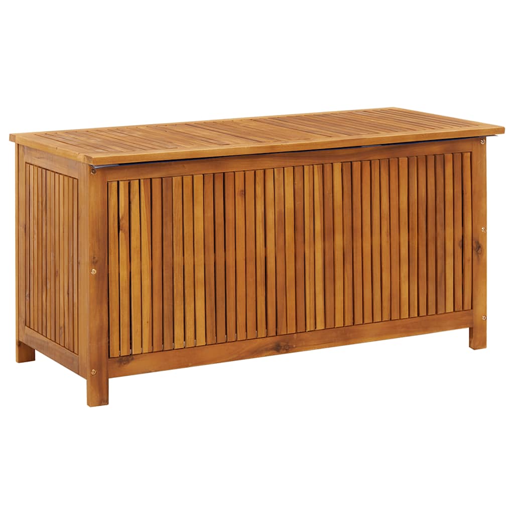vidaXL Storage Box | Natural wood | Solid acacia wood with an oil finish - Brown - 113 x 50 x 58 cm