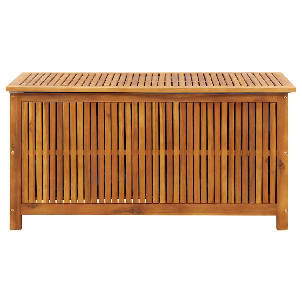 vidaXL Storage Box | Natural wood | Solid acacia wood with an oil finish - Brown - 113 x 50 x 58 cm