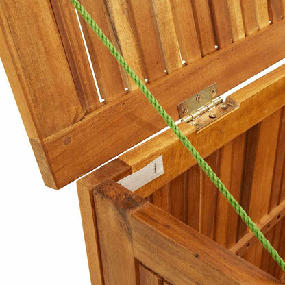 vidaXL Storage Box | Natural wood | Solid acacia wood with an oil finish - Brown - 113 x 50 x 58 cm