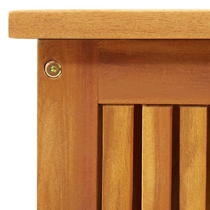 vidaXL Storage Box | Natural wood | Solid acacia wood with an oil finish - Brown - 113 x 50 x 58 cm