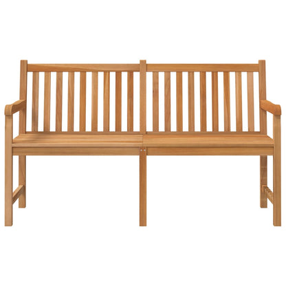 vidaXL Garden Bench | Teak | Solid Teak Wood | 150 cm | Sturdy | Garden Bench - Brown