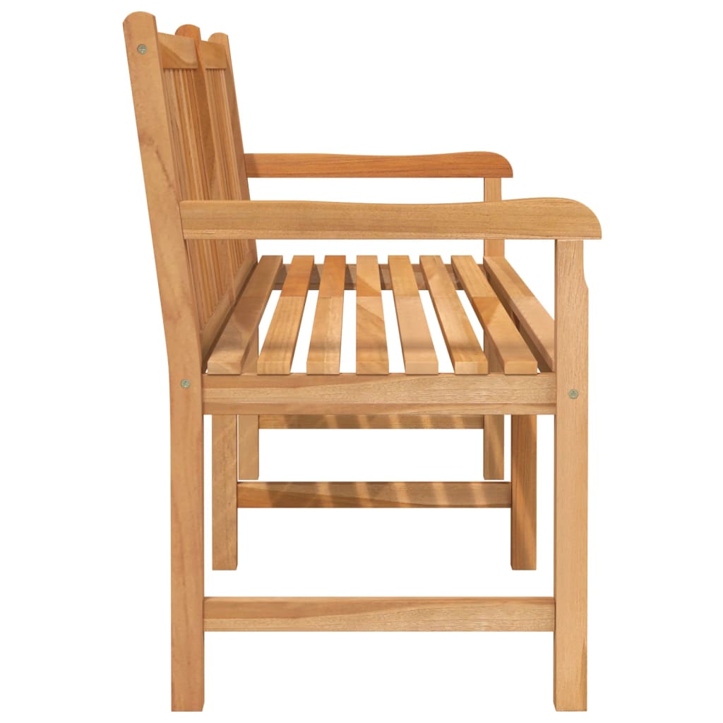 vidaXL Garden Bench | Teak | Solid Teak Wood | 150 cm | Sturdy | Garden Bench - Brown