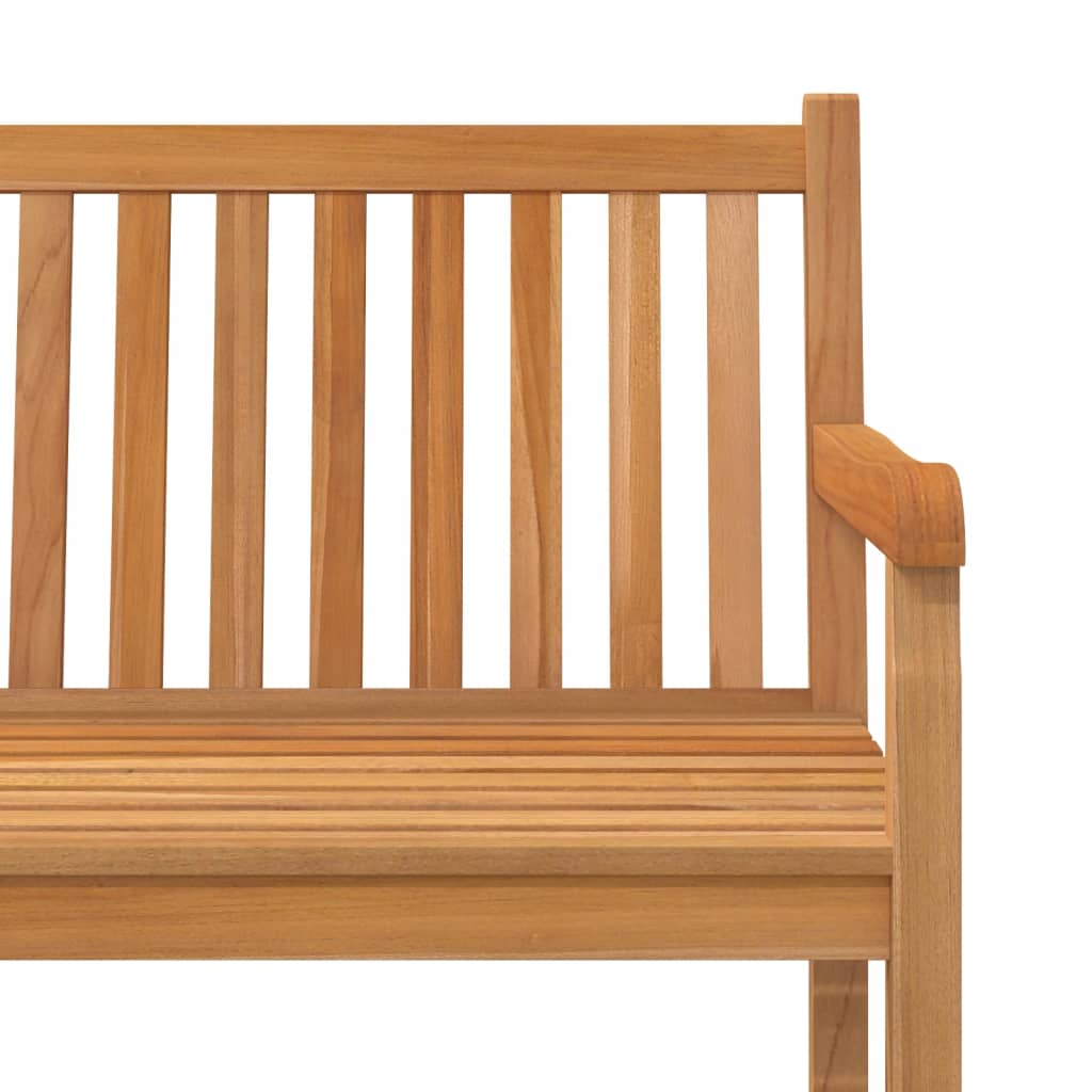 vidaXL Garden Bench | Teak | Solid Teak Wood | 150 cm | Sturdy | Garden Bench - Brown