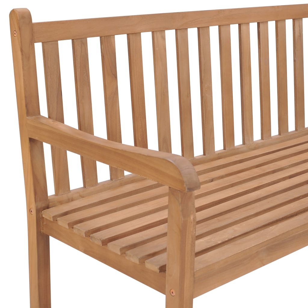 vidaXL Garden Corner Bench 185x185x90 cm Solid Teak Wood - Brown