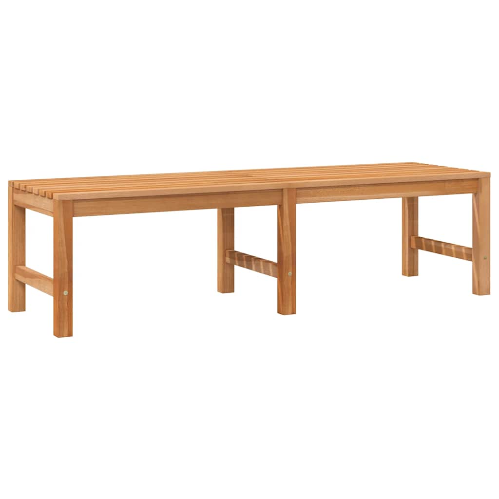 vidaXL Bench | Teak | Solid Teak Wood | 150 cm long | Durable | Garden Bench - Brown - 150 x 40 x 45 cm