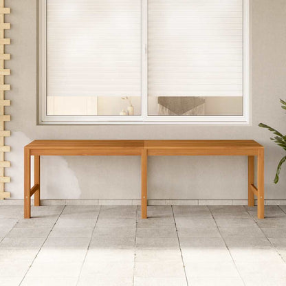 vidaXL Bench | Teak | Solid Teak Wood | 150 cm long | Durable | Garden Bench - Brown - 150 x 40 x 45 cm