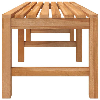 vidaXL Bench | Teak | Solid Teak Wood | 150 cm long | Durable | Garden Bench - Brown - 150 x 40 x 45 cm