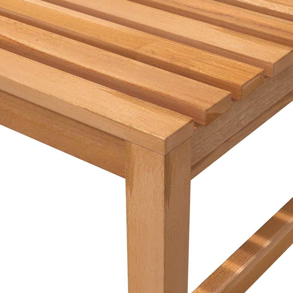 vidaXL Bench | Teak | Solid Teak Wood | 150 cm long | Durable | Garden Bench - Brown - 150 x 40 x 45 cm