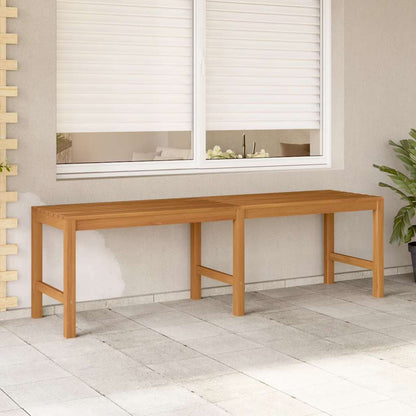 vidaXL Bench | Teak | Solid Teak Wood | 150 cm long | Durable | Garden Bench - Brown - 150 x 40 x 45 cm