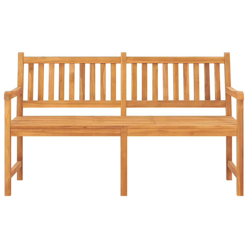 vidaXL Bench | Teak | Solid Teak Wood | 3-seater - Brown