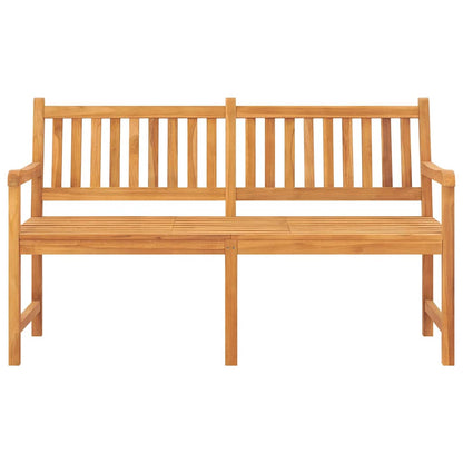 vidaXL Bench | Teak | Solid Teak Wood | 3-seater - Brown
